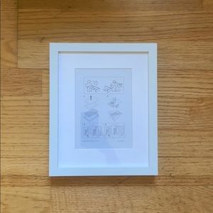 IKEA ribba 8x10 white frame